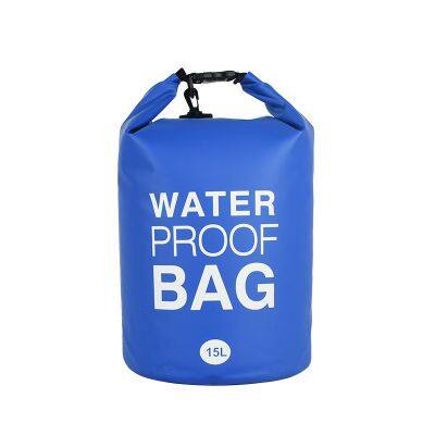 15L Outdoor Rolling-Top Waterproof Dry Tube Bag for Water Sports photo-2
