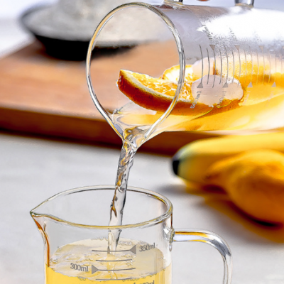 High Borosilicate Glass Measuring Cup for Milk and Kitchen Use 350ml 500ml 1000ml photo-2