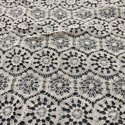 XP3968 Embroidered Cord Lace Fabric Apparel Trim Fabrics photo-3