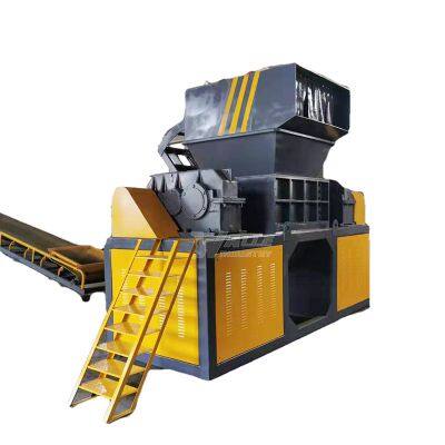 Vertical Scrap Material Double-Shaft Shredding Production Line, Construction Waste Double-Shaft Shredder