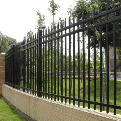 Decorative Metal Wrought Iron Steel Fence for Garden Edging and Ornament