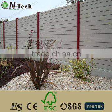 100% recyclable 180x180cm wpc fence