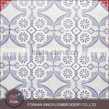 Sale High Quality Factory Water Soluble Micro Fiber Polyester Chemical Lace Fabric Decoration for Wedding Dress, Apparel photo-2