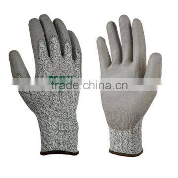 Anti-static pu Coated Gloves/ PU Coated Working Cut Resistance Gloves photo-3