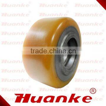 High quality Lida Forklift bearing PU Wheel 160*73mm