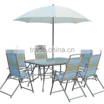 Patio Dining Set with Umbrella
