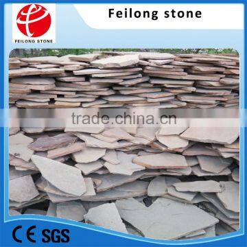 pink sandstone crazy paver stone