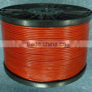 1x7 ,1x19, 7x7, 7x19 PVC coated steel wire rope