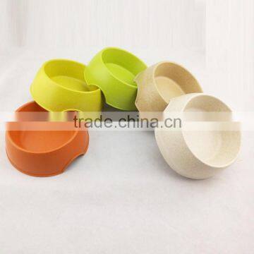 Eco friendly bamboo fiber pet bowls/cat/dog