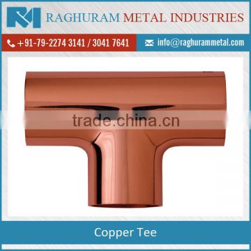 Stylish and Durable Copper Tee for Mass Purchase