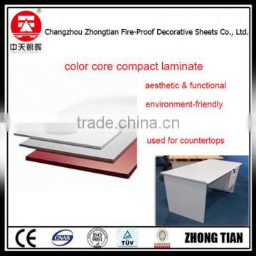 office countertop hpl high pressure laminate board board fireproof board phenolic compact laminate board