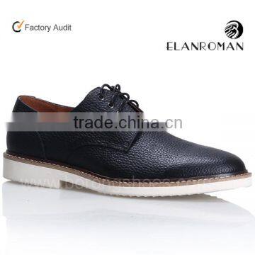 New young business men casual shoes pure leather shoes Guangzhou factory