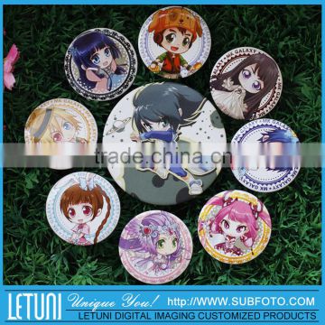 Magnetic Anime Button Badge Material