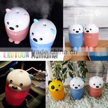 USB Mini Cartoon Portable Humidifier With Night Light