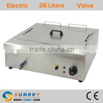 Countertop square frying cooker one tank one basket flat deep fryer for fried chicken meat (SY-TF26F SUNRRY)