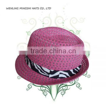 summer straw panama hat for woman