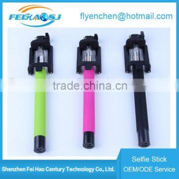 2015 newest Selfie stick wholesale bluetooth monopod selfie stick