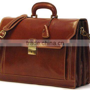 Large capacity leather brifcase China shopping Men's Briefcase taobao shop brifcase china supplier