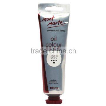 Mont Marte Oil Paint 100mls - Titanium White