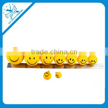 rubber ball smile face balls anti stress ball