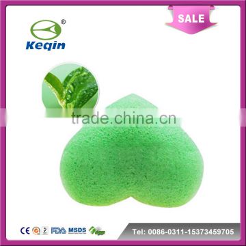 green tea konjac sponge facial natural sponge