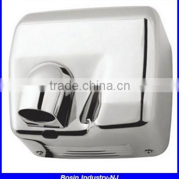 metal uv light hand dryer, SUS 304 bathroom automatic hand dryer with 110V and 220V                        
                                                Quality Choice