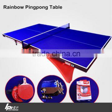 Love Pingpang Top Quality Rainbow Table Tennis Table For Tournaments