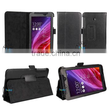 Tablet Accessories For Asus FonePad 7 Portfolio Leather Skin Folio Flip Leather Case Stand Holder FE171CG , WholeSale Price