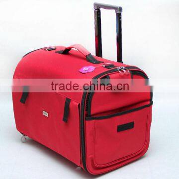 2014 Extra Large Pet Luggage Carrrier Bag With Wheels