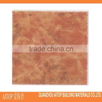 Rustic design floor decoration red marble like lobby floor decorative panel 400x400mm