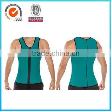 Mens Body Shaper Neoprene Slimming Sleeveless Undershirt Vest