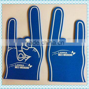 2016 hot sale production eva foam hand,big hand for cheering,eva foam finger