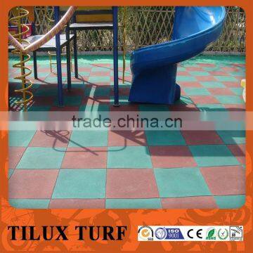 500*500mm Safety Outdoor Rubber Tiles for Kindergarten for Sale