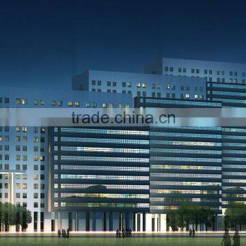 Hidden Alumiunm Frame Glass Curtain Wall photo-3