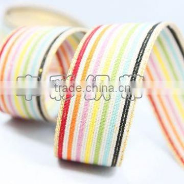 rainbow elastic webbing