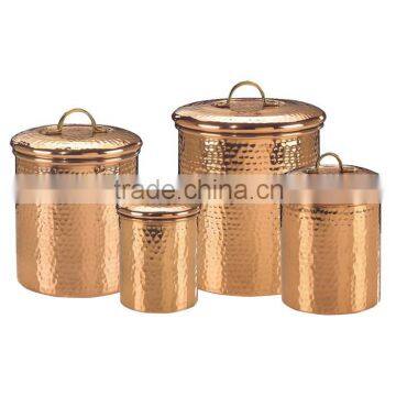 Kitchen Container, Copper Storage Box , Decorative Container