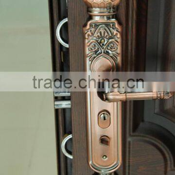 SC-S044 7cm Door Leaf 0.6/1.2mm Finished Security One&Half Steel Plate Doors photo-3