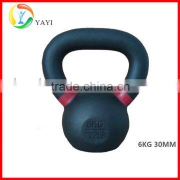 Weightlifting Black Cast Iron Competition Weight Kettlebell