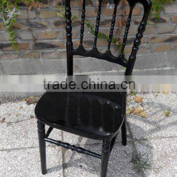 Lime Wash Folding Wood napoleon chair
