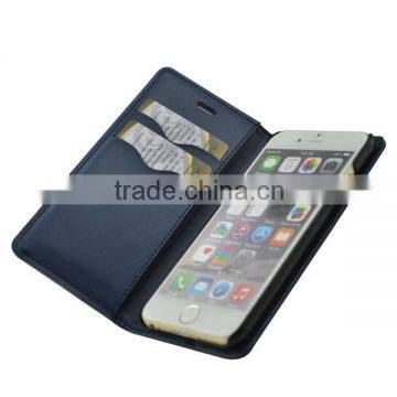 For iphone 6 leather armor cell phone case with storage