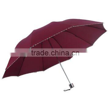 YR3684 High Quality Fashional Black Handle Promotional Solid Umbrella photo-3