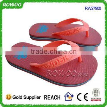 popular rubber beach low heel comfort slipper, rubber sole slippers for kids