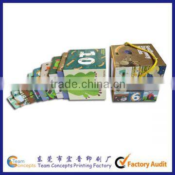 Design Photo Cardboard Block For Kids