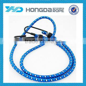 Whosale blue 6mm bungee cord loop metal hook