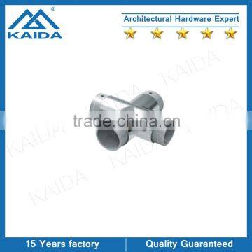 4 way connection stainless steel elbow for round tube