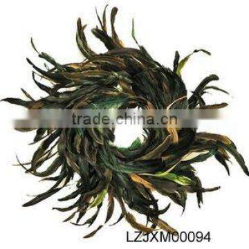 Christmas coque feathers Wreaths LZJXM00094