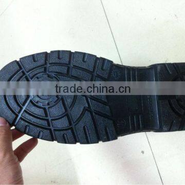 Black Leather Safety Shoes Rubber,Iron Steel Safety Shoes