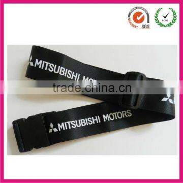 Manufactory 2013 hot selling Fashion 5*180cm black nylon luggage belt