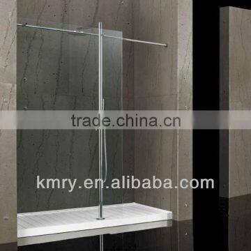 304 stainless steel Walk-in Tempered Glass Shower Alcove(KD8009)