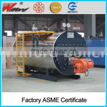 WNS series oil and gas dual fired steam boiler